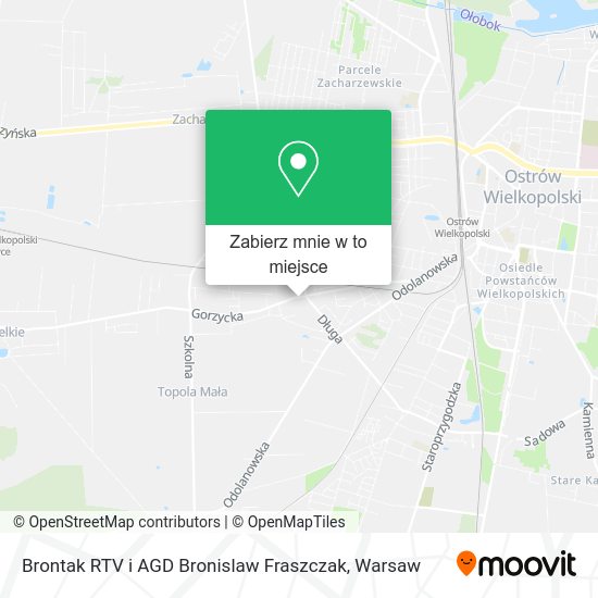 Mapa Brontak RTV i AGD Bronislaw Fraszczak