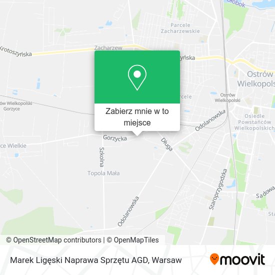 Mapa Marek Ligęski Naprawa Sprzętu AGD