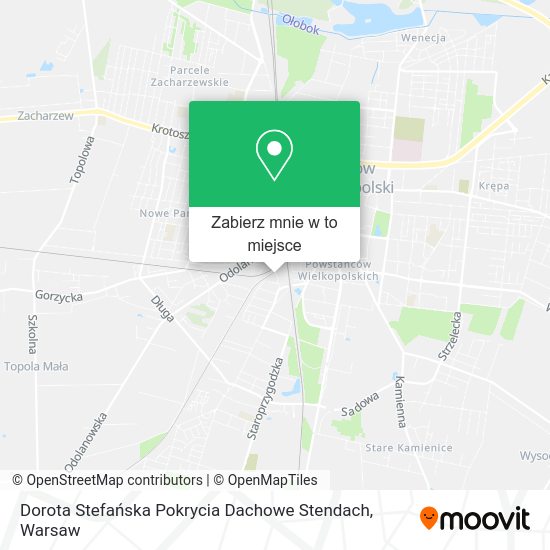 Mapa Dorota Stefańska Pokrycia Dachowe Stendach