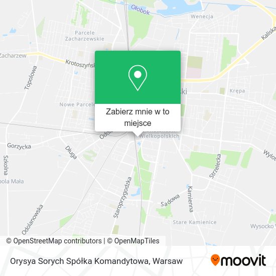 Mapa Orysya Sorych Spółka Komandytowa