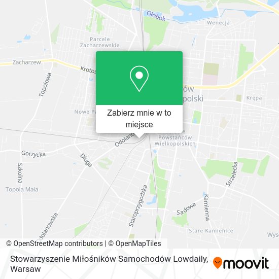 Mapa Stowarzyszenie Miłośników Samochodów Lowdaily