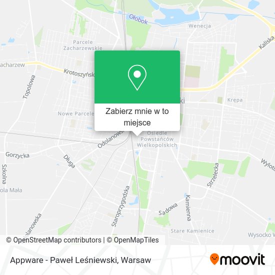 Mapa Appware - Paweł Leśniewski