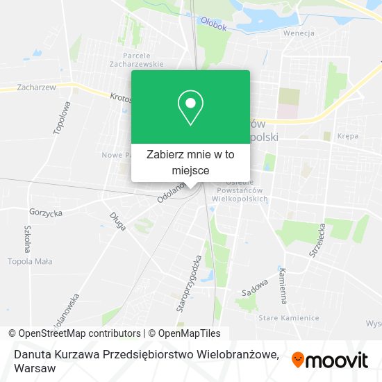 Mapa Danuta Kurzawa Przedsiębiorstwo Wielobranżowe