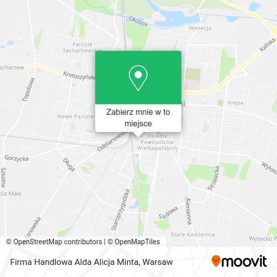 Mapa Firma Handlowa Alda Alicja Minta