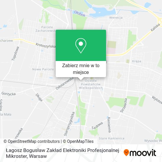 Mapa Łagosz Bogusław Zakład Elektroniki Profesjonalnej Mikroster