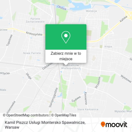 Mapa Kamil Piszcz Usługi Montersko Spawalnicze