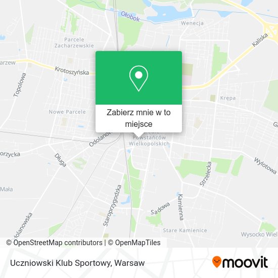 Mapa Uczniowski Klub Sportowy