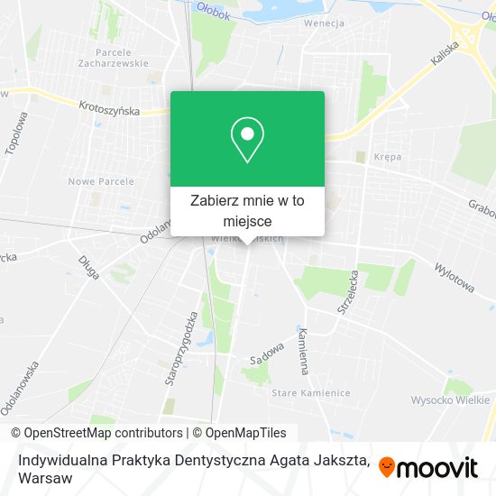 Mapa Indywidualna Praktyka Dentystyczna Agata Jakszta