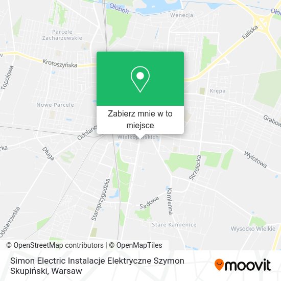 Mapa Simon Electric Instalacje Elektryczne Szymon Skupiński