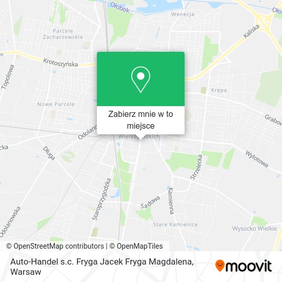 Mapa Auto-Handel s.c. Fryga Jacek Fryga Magdalena