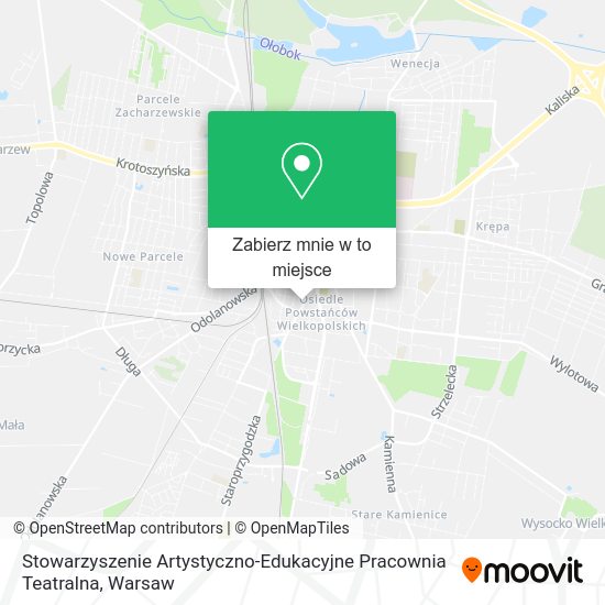 Mapa Stowarzyszenie Artystyczno-Edukacyjne Pracownia Teatralna