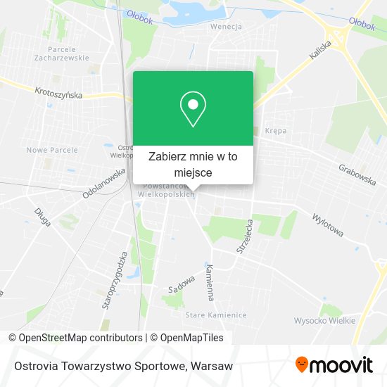 Mapa Ostrovia Towarzystwo Sportowe