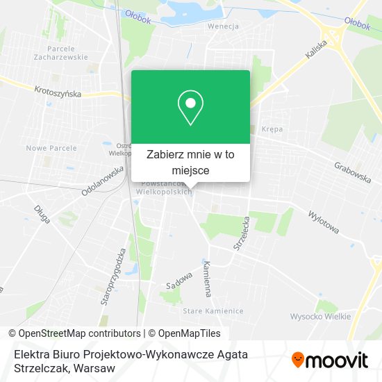 Mapa Elektra Biuro Projektowo-Wykonawcze Agata Strzelczak