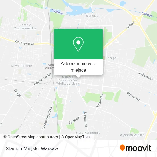 Mapa Stadion Miejski