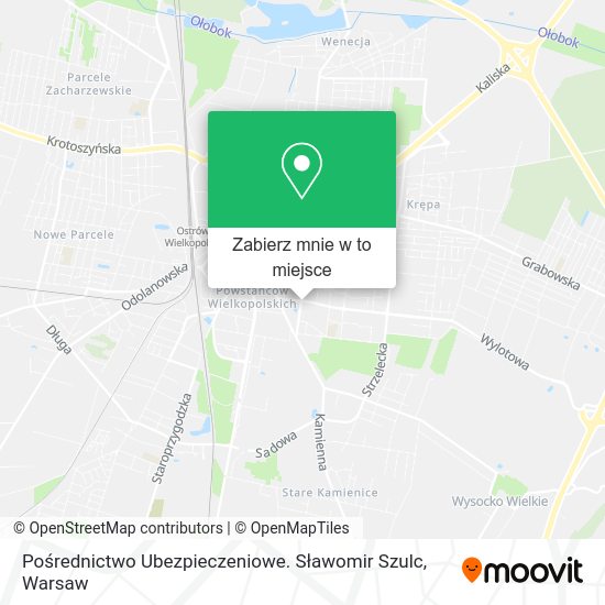 Mapa Pośrednictwo Ubezpieczeniowe. Sławomir Szulc