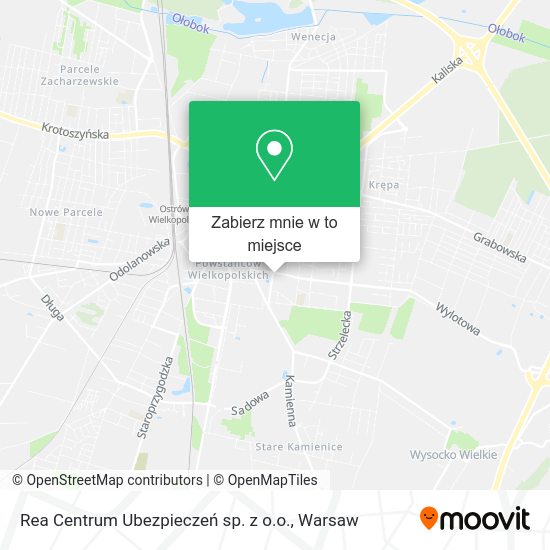 Mapa Rea Centrum Ubezpieczeń sp. z o.o.