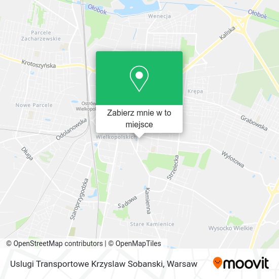 Mapa Uslugi Transportowe Krzyslaw Sobanski