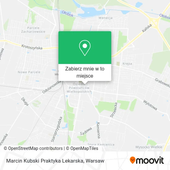 Mapa Marcin Kubski Praktyka Lekarska