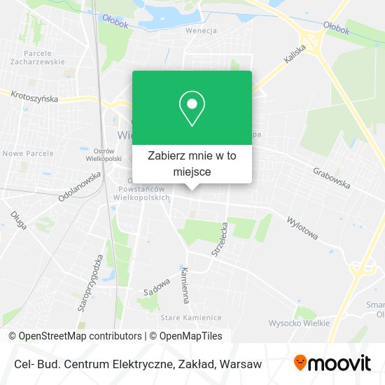 Mapa Cel- Bud. Centrum Elektryczne, Zakład