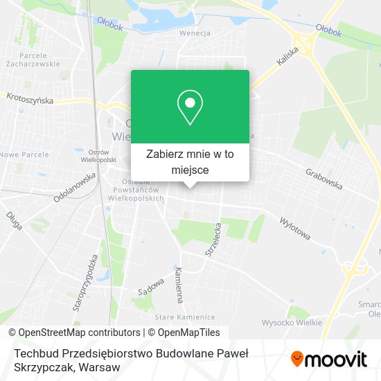 Mapa Techbud Przedsiębiorstwo Budowlane Paweł Skrzypczak