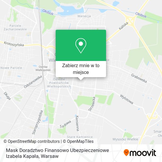 Mapa Mask Doradztwo Finansowo Ubezpieczeniowe Izabela Kapała