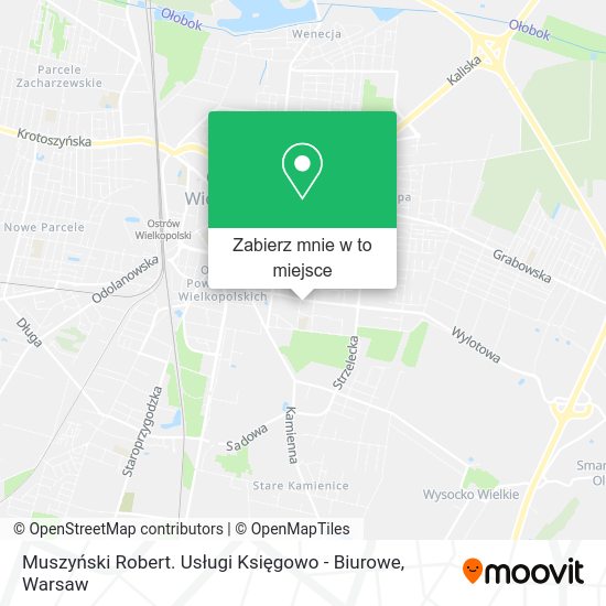 Mapa Muszyński Robert. Usługi Księgowo - Biurowe