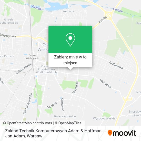 Mapa Zakład Technik Komputerowych Adam & Hoffman - Jan Adam