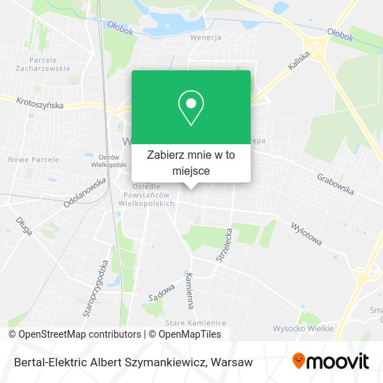 Mapa Bertal-Elektric Albert Szymankiewicz