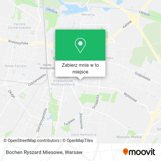 Mapa Bochen Ryszard Miesowe