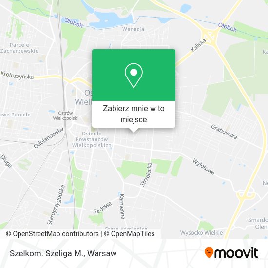 Mapa Szelkom. Szeliga M.