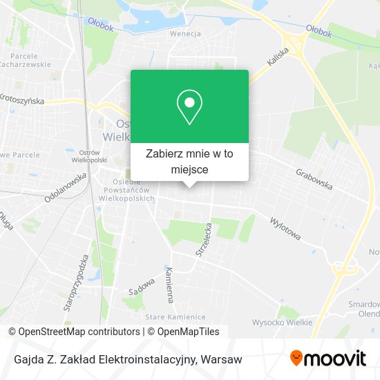 Mapa Gajda Z. Zakład Elektroinstalacyjny