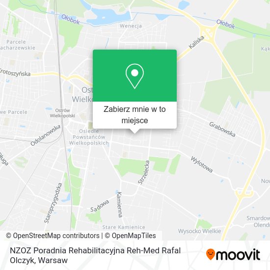 Mapa NZOZ Poradnia Rehabilitacyjna Reh-Med Rafal Olczyk