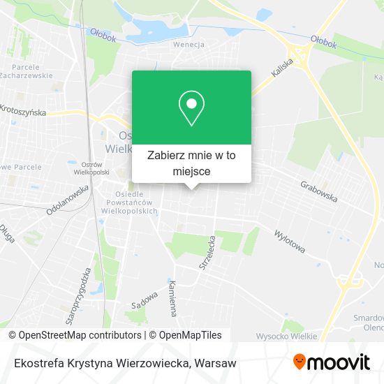 Mapa Ekostrefa Krystyna Wierzowiecka