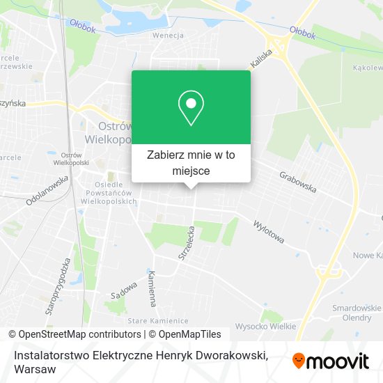 Mapa Instalatorstwo Elektryczne Henryk Dworakowski