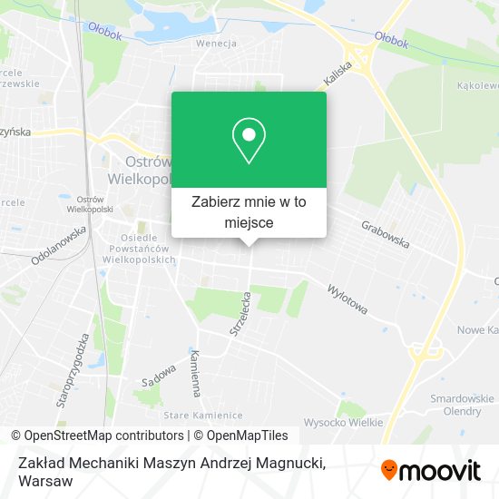 Mapa Zakład Mechaniki Maszyn Andrzej Magnucki