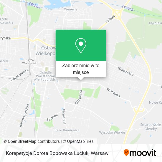 Mapa Korepetycje Dorota Bobowska Luciuk