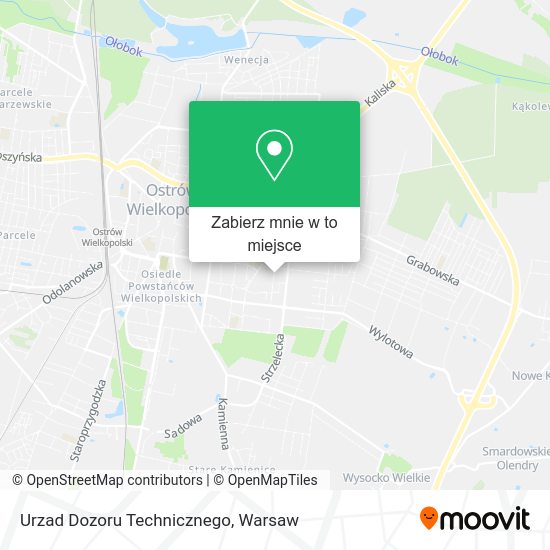 Mapa Urzad Dozoru Technicznego