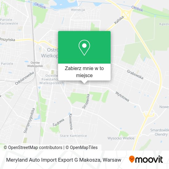 Mapa Meryland Auto Import Export G Makosza