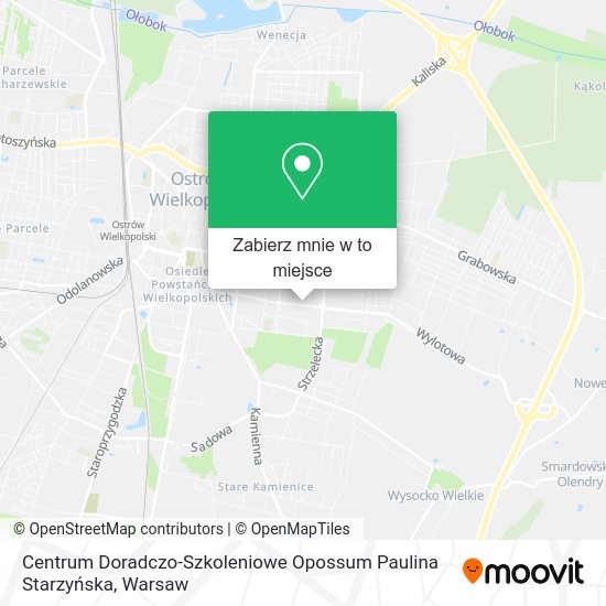 Mapa Centrum Doradczo-Szkoleniowe Opossum Paulina Starzyńska