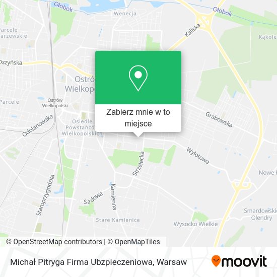 Mapa Michał Pitryga Firma Ubzpieczeniowa