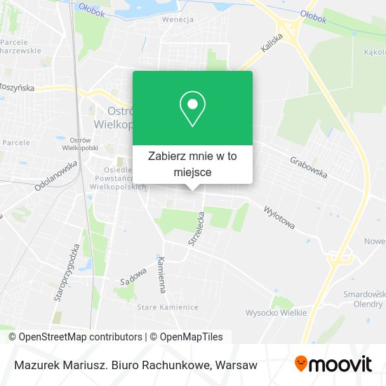 Mapa Mazurek Mariusz. Biuro Rachunkowe