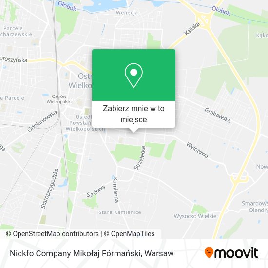 Mapa Nickfo Company Mikołaj Fórmański