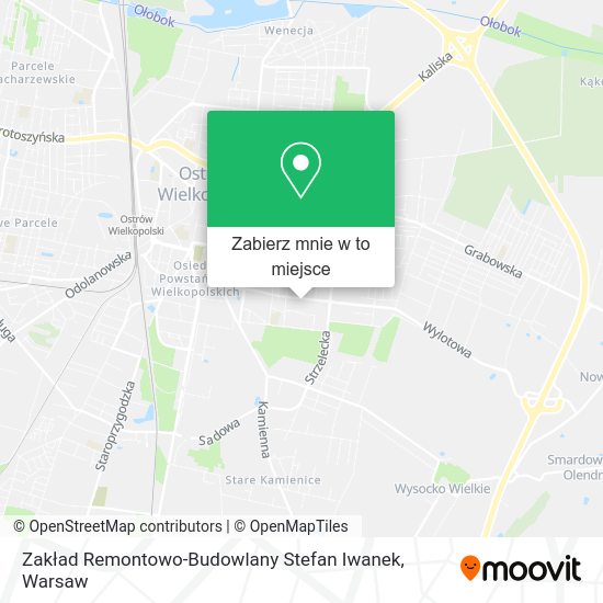 Mapa Zakład Remontowo-Budowlany Stefan Iwanek