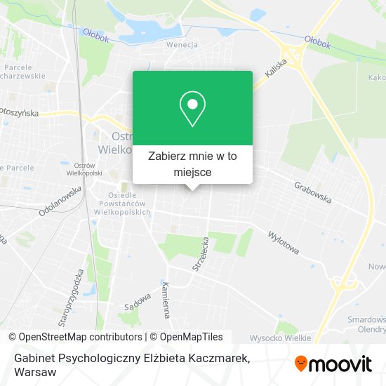 Mapa Gabinet Psychologiczny Elżbieta Kaczmarek