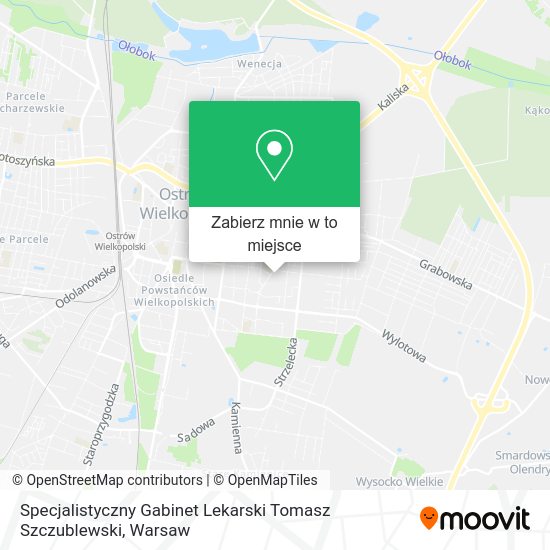 Mapa Specjalistyczny Gabinet Lekarski Tomasz Szczublewski