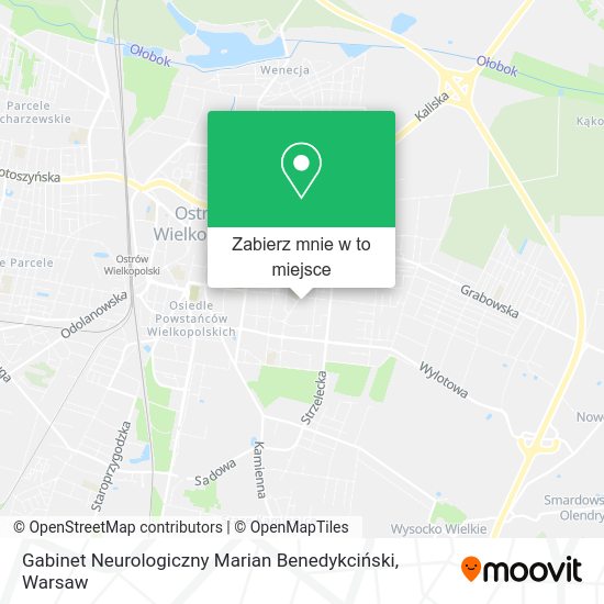 Mapa Gabinet Neurologiczny Marian Benedykciński