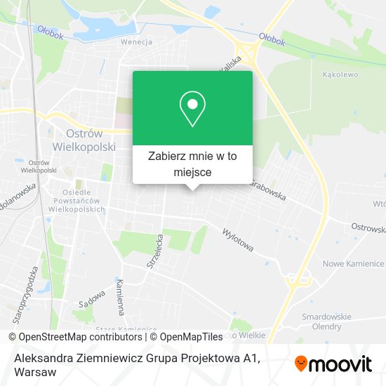 Mapa Aleksandra Ziemniewicz Grupa Projektowa A1