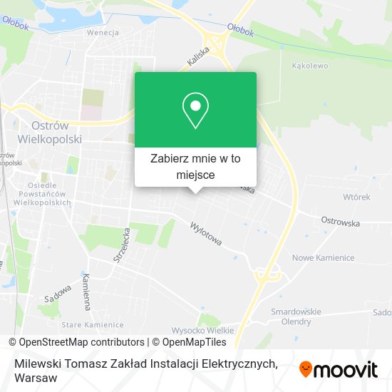 Mapa Milewski Tomasz Zakład Instalacji Elektrycznych