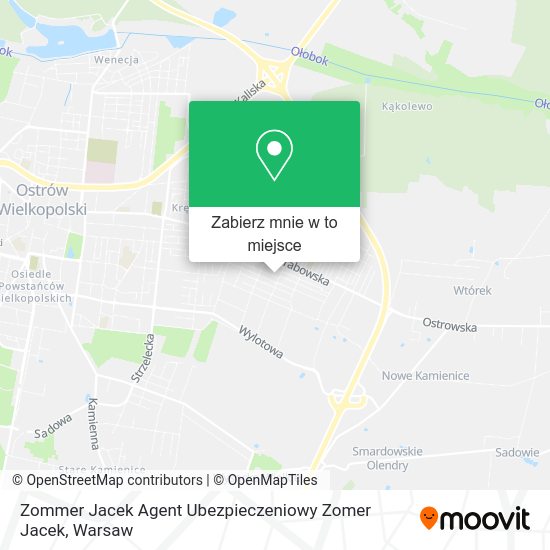 Mapa Zommer Jacek Agent Ubezpieczeniowy Zomer Jacek