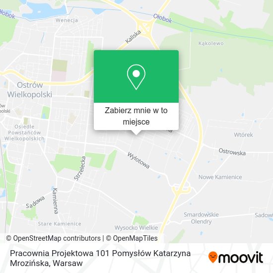 Mapa Pracownia Projektowa 101 Pomysłów Katarzyna Mrozińska